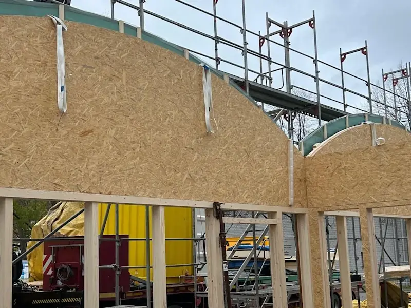 Umbau Köniz Aufrichtung