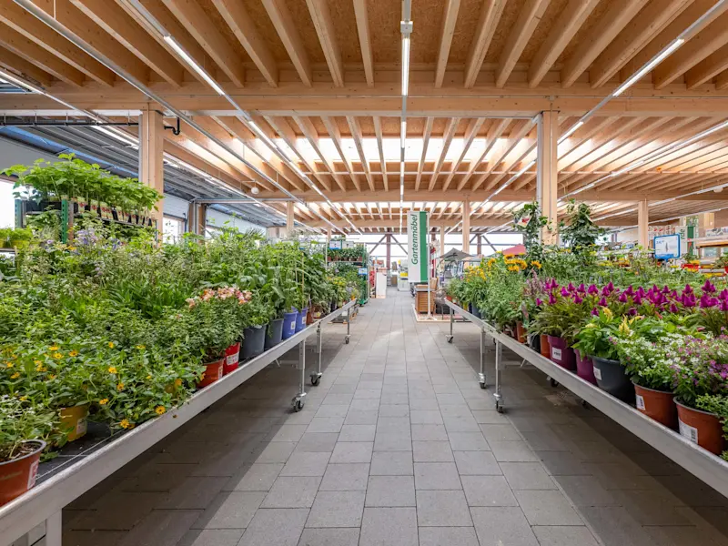 Blumenabteilung Gang