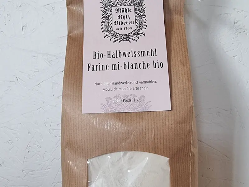 Bio-Halbweissmehl 1kg - Mühle Rytz Bio-Halbweissmehl 1kg - Mühle Rytz