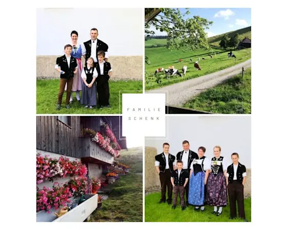 Familie Schenk Porträtfoto von 2 Familien