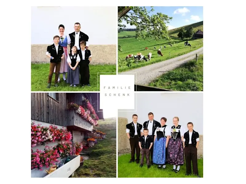 Familie Schenk Porträtfoto von 2 Familien