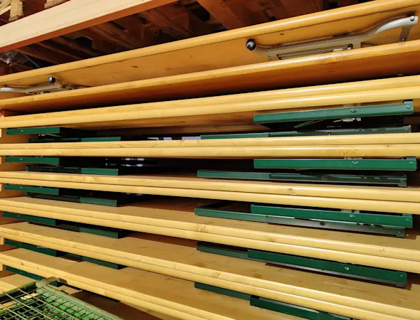 Vermietung von Festmobiliar