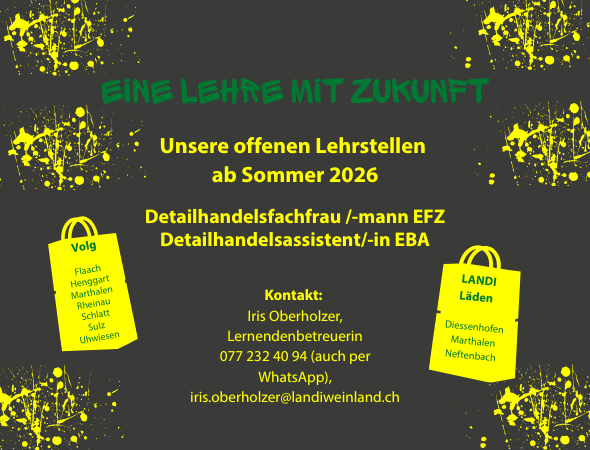 Offene Lehrstellen 2026