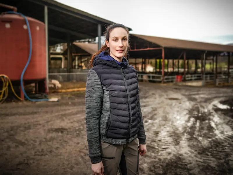 Die Junglandwirtin Lara Graf weiss: Ihre Generation muss für Ideen einstehen können. LANDI Contact 01/21, Lara Graf