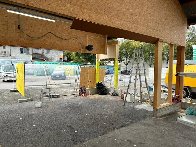 Umbau Fotos LANDI Laden Köniz