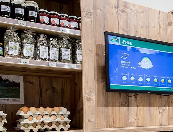 LANDI Laden, Regal Hofprodukte