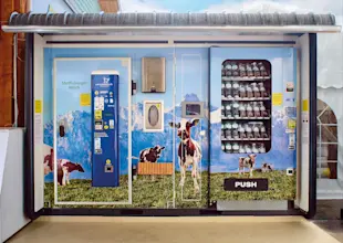 Hof Schlafhus Milchautomat