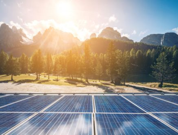 Strom aus Photovoltaik-Anlage