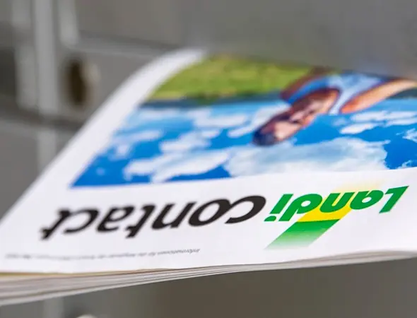 LANDI Contact in einem Briefkasten