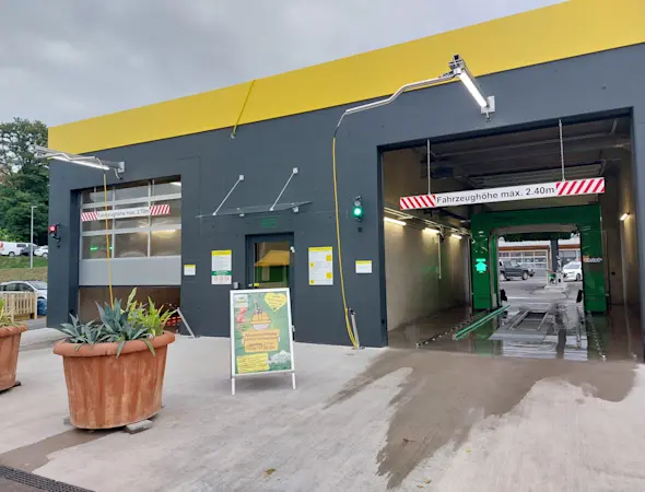 Die neue Portalwaschanlage