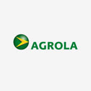 AGROLA Logo mit grauem Hintergrund