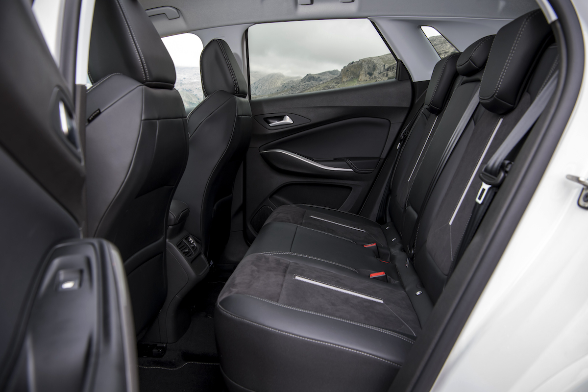 Vauxhall Grandland GSe rear seats