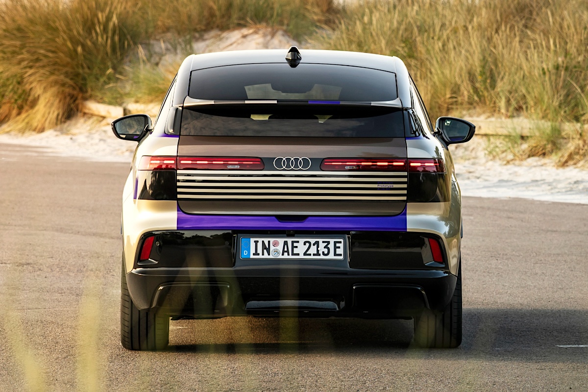 2026 Audi A2 E-Tron rear 1