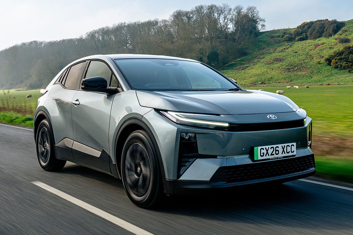 2026 Toyota C-HR+ front driving