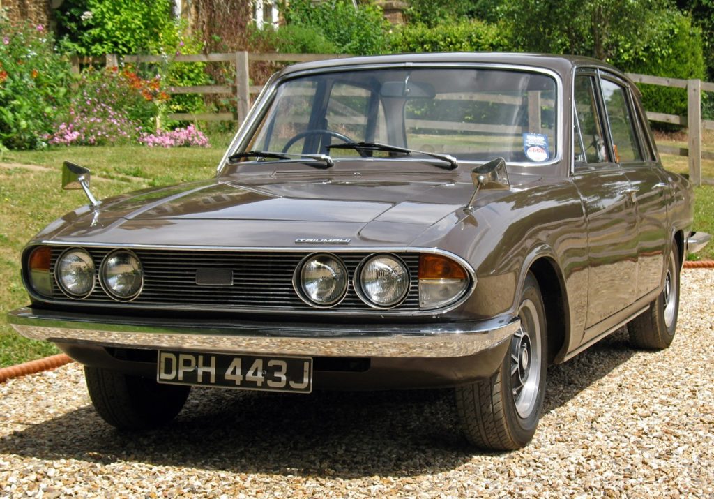 Automotive Reincarnations: Triumph 2000 and BMW 5 Series Front Side View 1