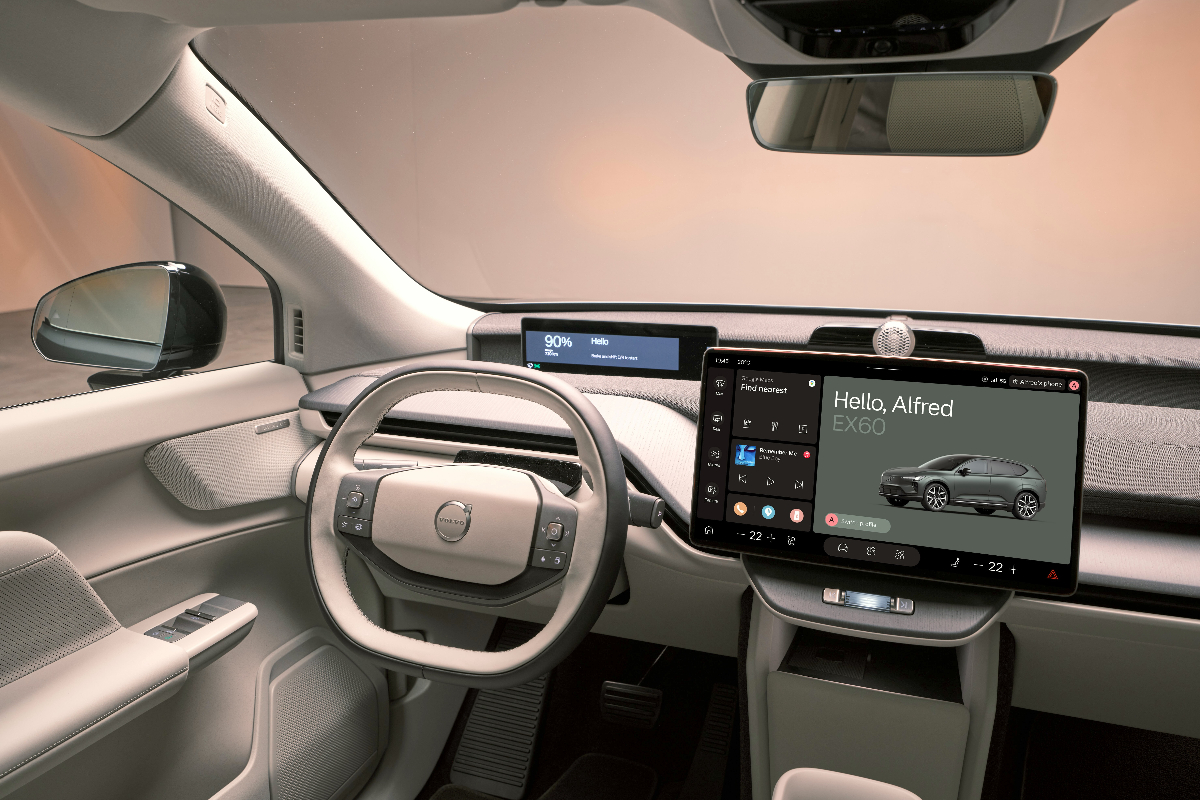 2026 Volvo EX60 dashboard 3