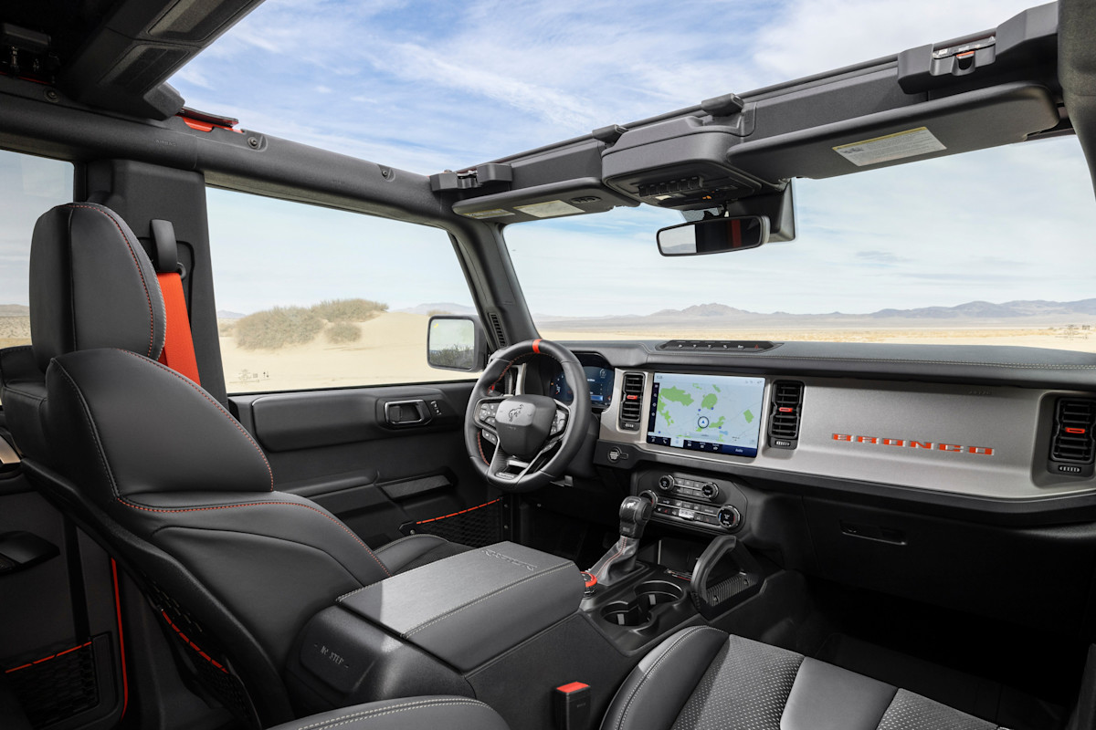 2026 Ford Bronco Raptor Preview - interior