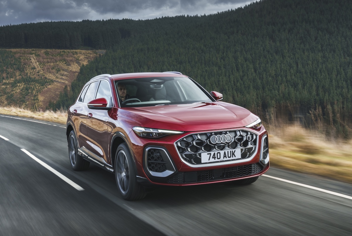 2025 Audi Q5 review red front cornering