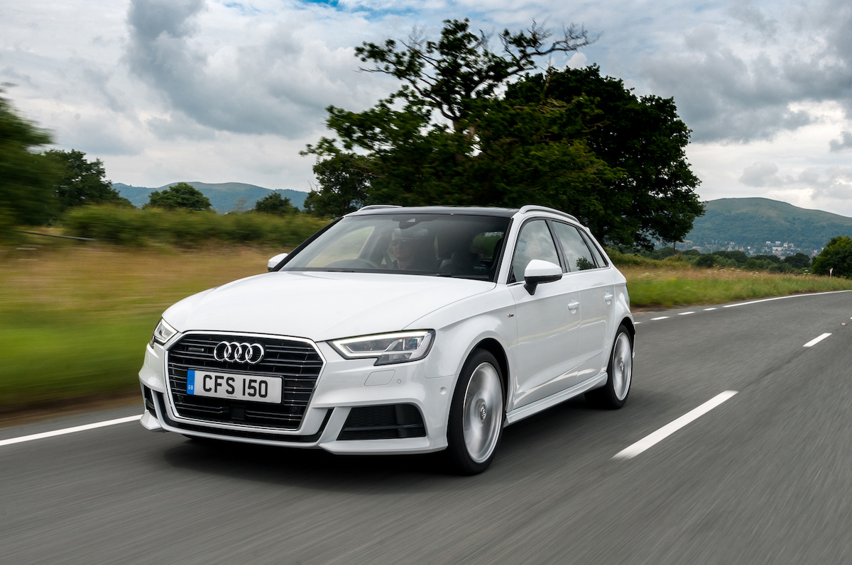 Audi A3 Sportback 2012 to 2020 front driving