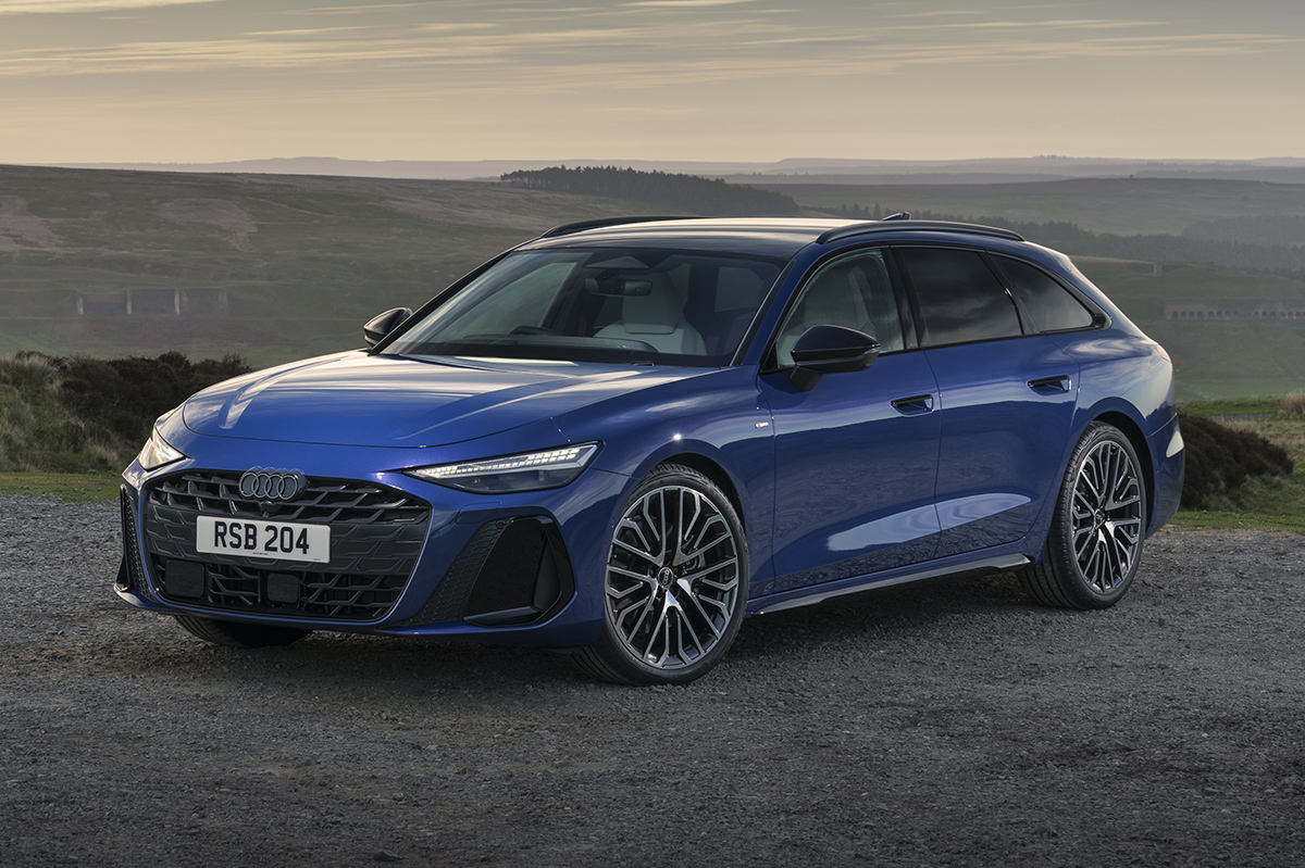 Audi A6 Avant front driving