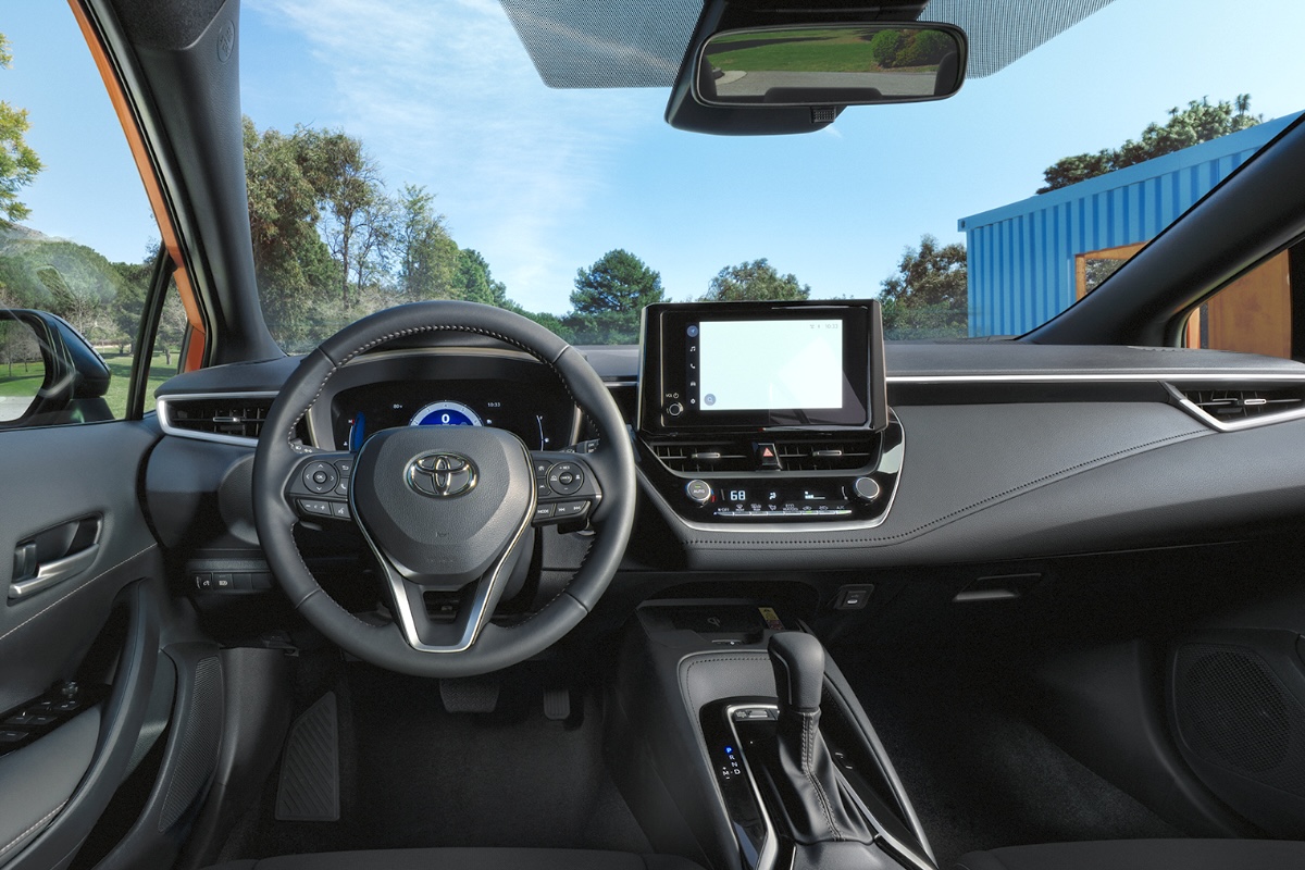 2027 Corolla Hatchback interior