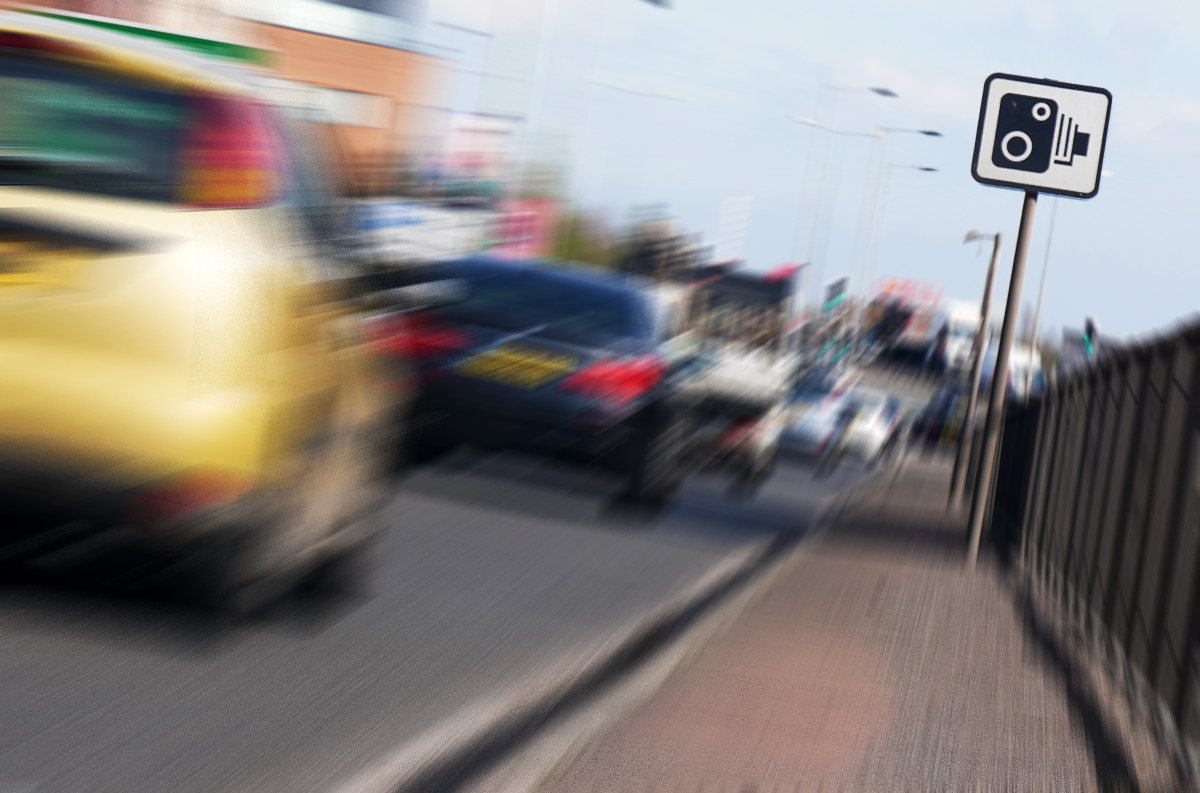 speeding pilot London residential street