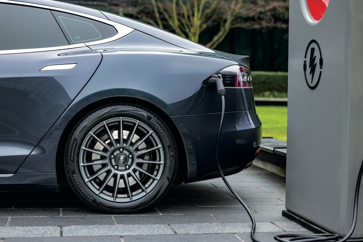 Bridgestone Turanza EV Tesla Charging Station