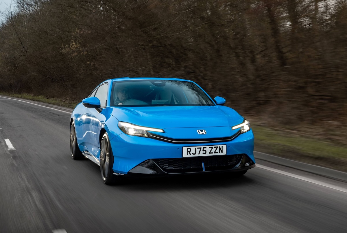2026 Honda Prelude UK blue front static
