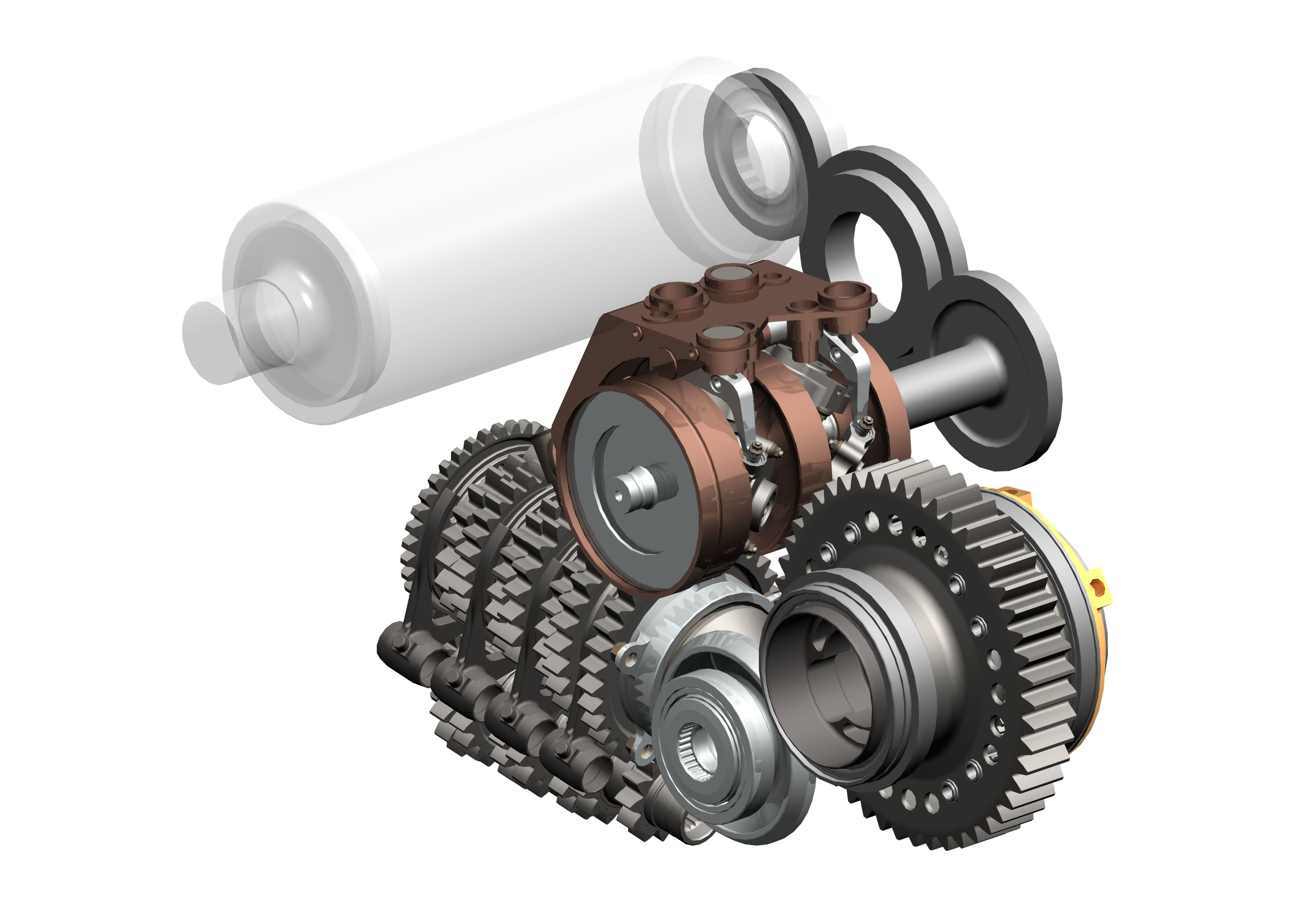 Torotrak and Xtrac full toroidal continuously variable transmission CVT