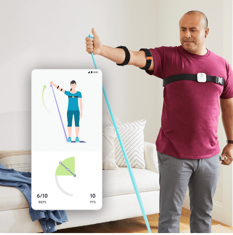 App-guided exercise therapy