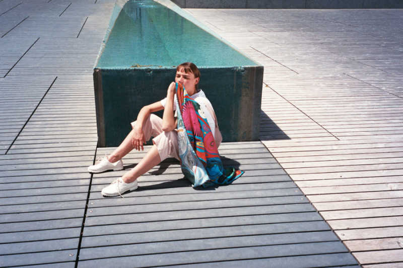 Laurie Franck Sitting Girl