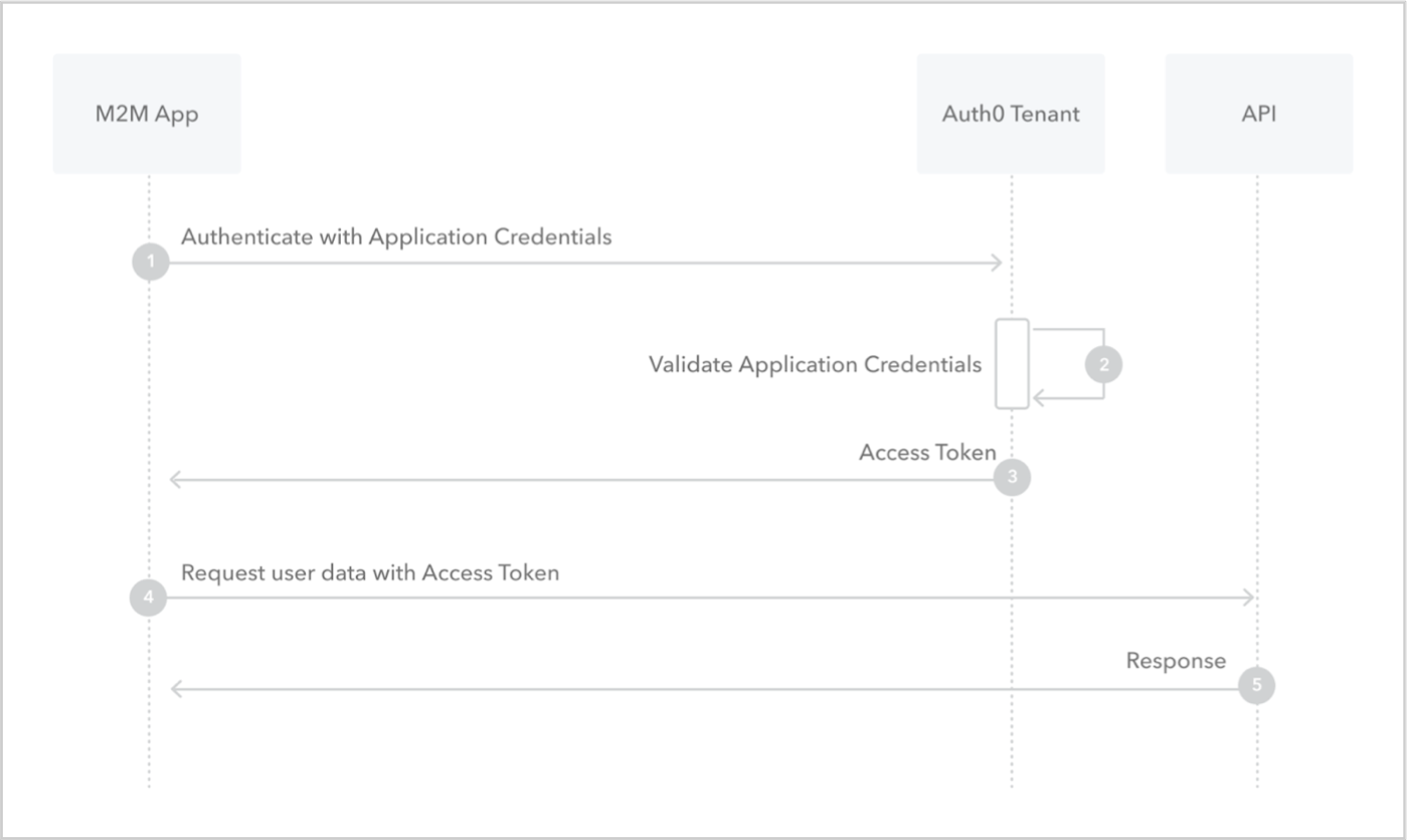 Flows - Client Credentials - Authorization sequence diagram(w/Border)