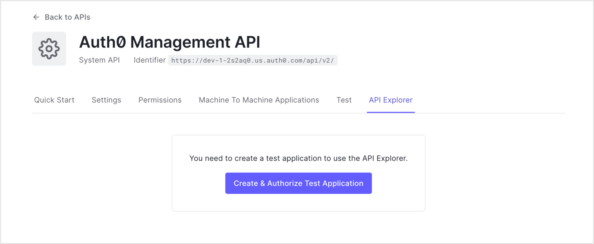 Screenshot of Create & Authorize Test Application for TikTok
