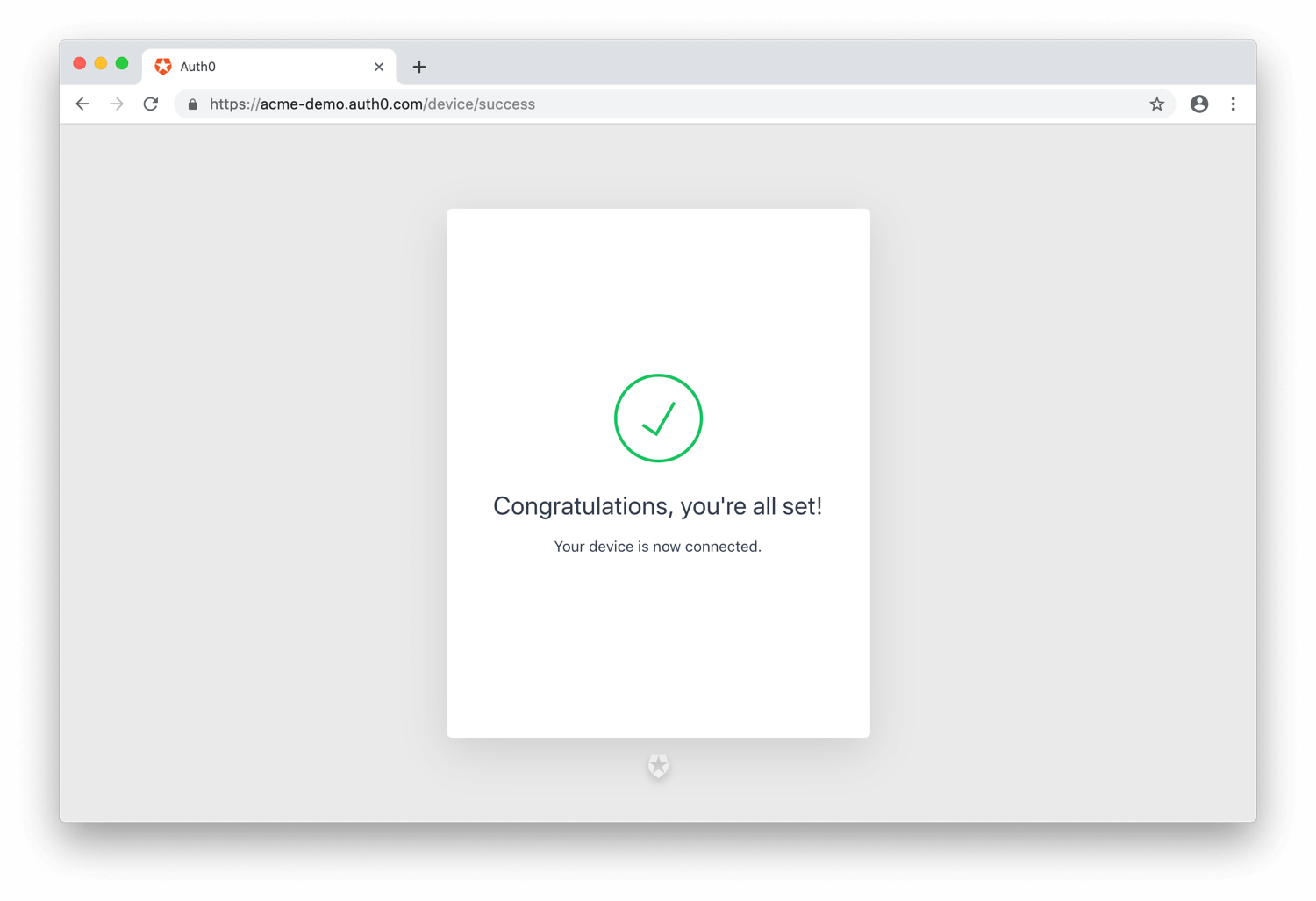 Flows - Device Authorization - User confirmation