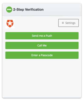 Security Multi-Factor Authentication Cisco Duo Security Login screen example