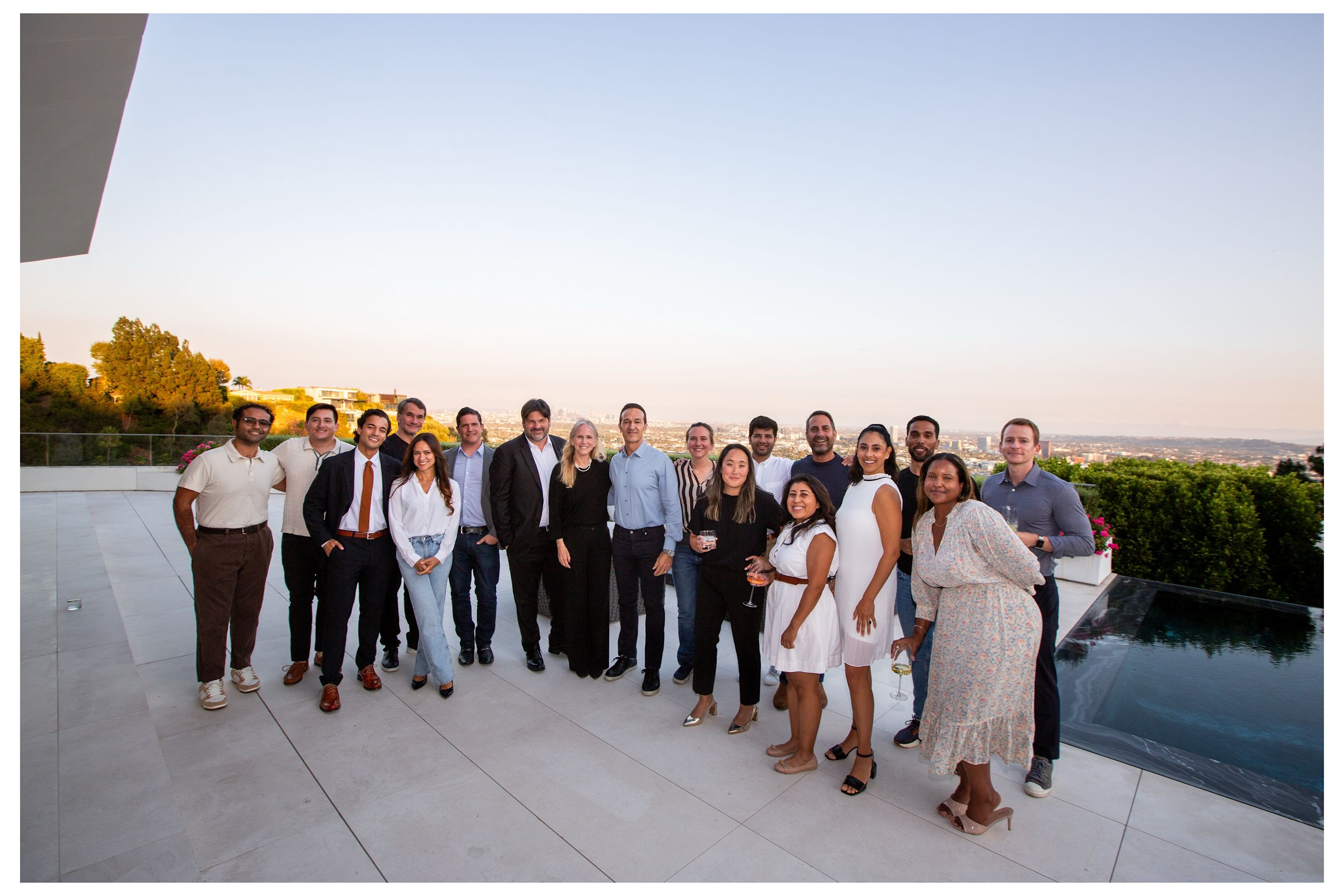 Members of the Hernan Lopez Family Fellowship standing together