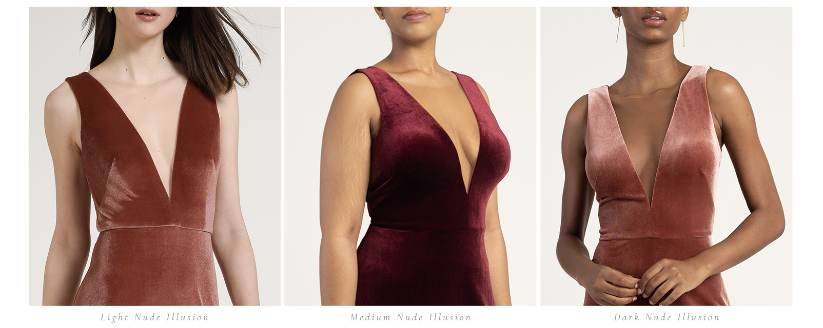 Nude Illusion Bridesmaids Nude Illusion Bridesmaids