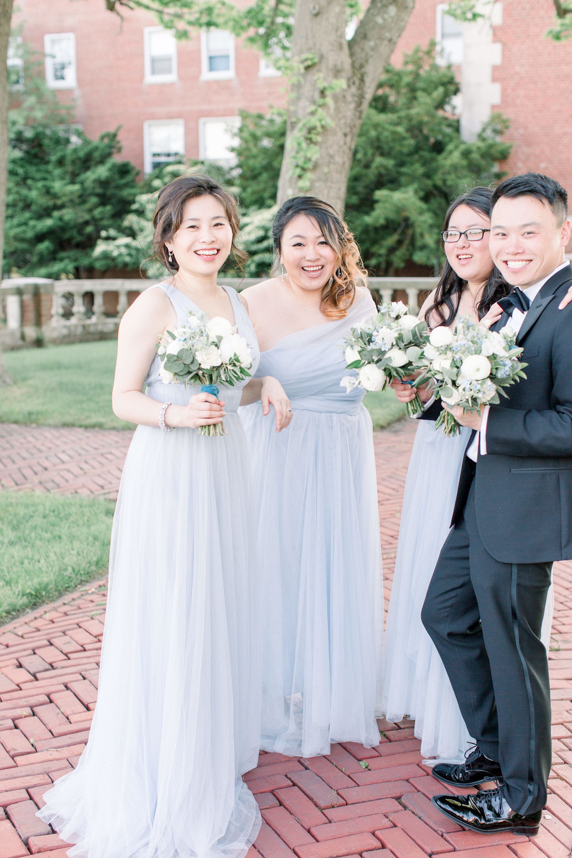 Ryder Whisper Blue Tulle Bridesmaids