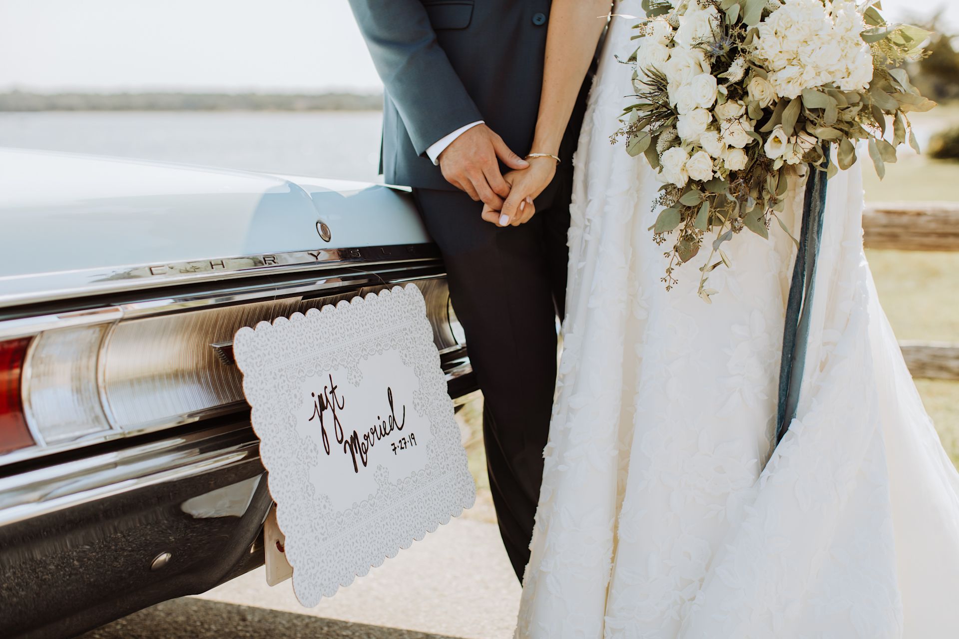 Coastal Wedding with the Lela Gown