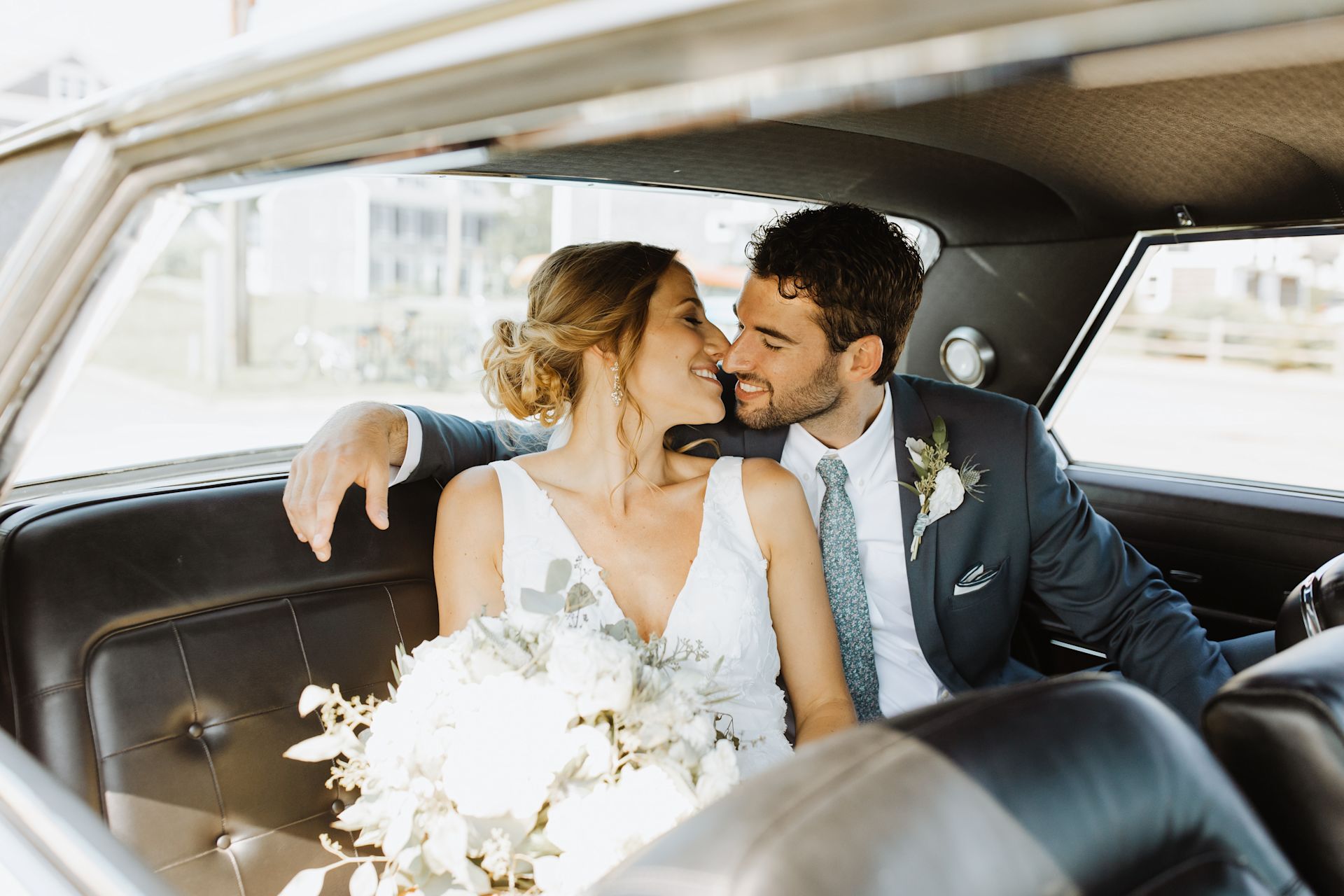 Coastal Wedding with the Lela Gown