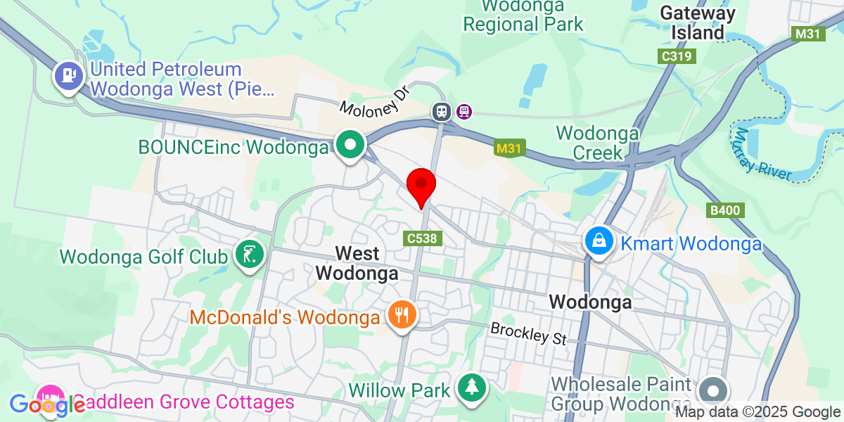 Map location for Poolside Albury