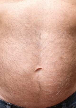 Männerbauch