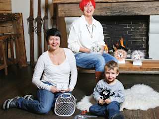 Natalie Frick (links), Franziska Venrath und Ben