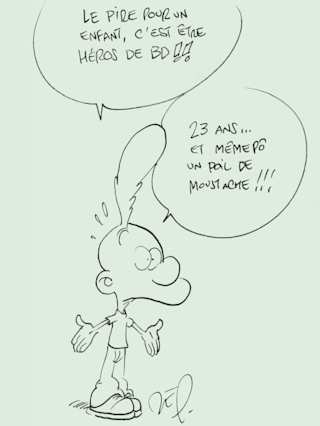 Titeuf: «Das Schlimmste für ein Kind ist es, seit 23 Jahren Comic- Held zu sein und doch kein einziges Schnurrbart-Haar zu haben.»