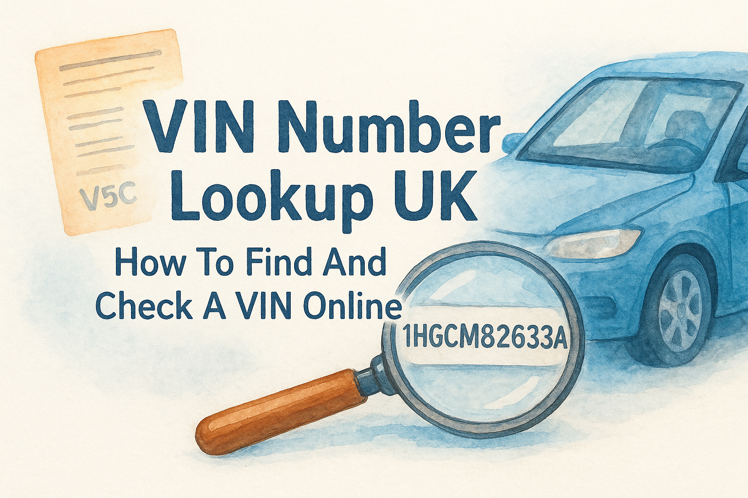 VIN Number Lookup UK: How To Find And Check A VIN Online