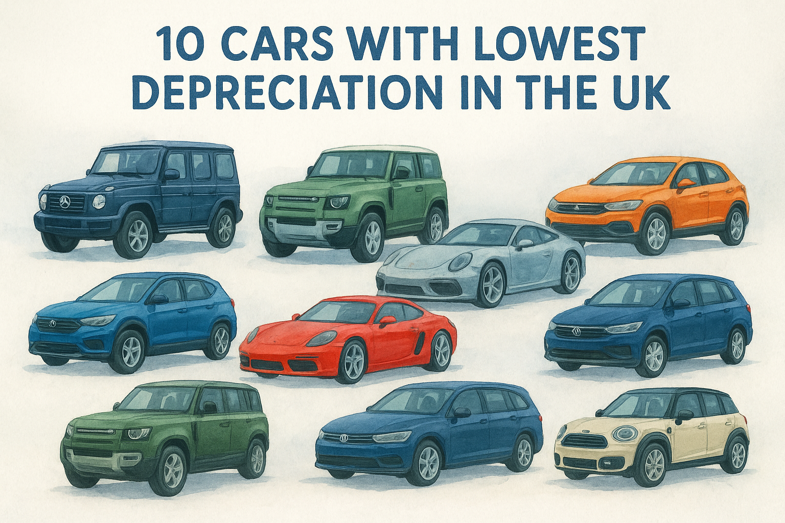 10 Cars With Lowest Depreciation in the UK