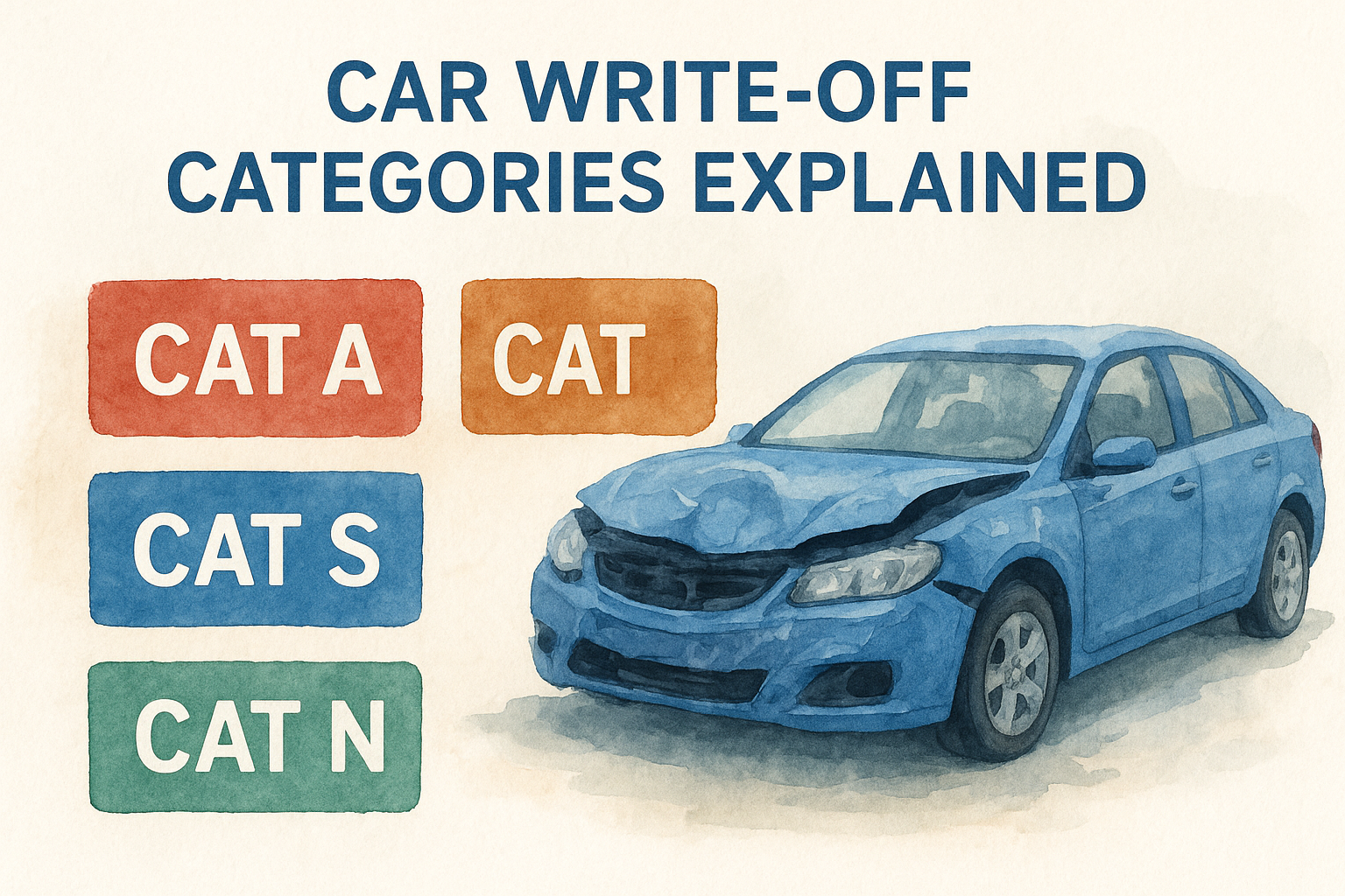 Car Write-Off Categories Explained: Cat A, B, S and N