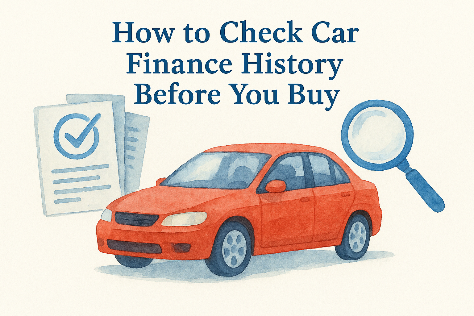 How to Check Car Finance History Before You Buy