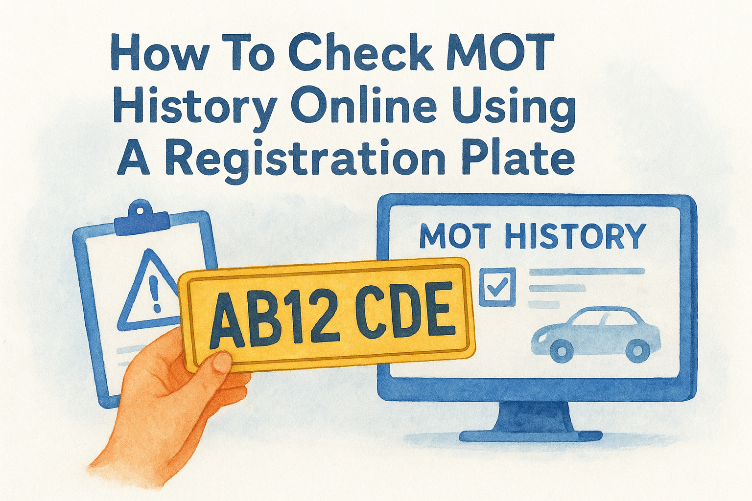 How To Check MOT History Online Using A Registration Plate