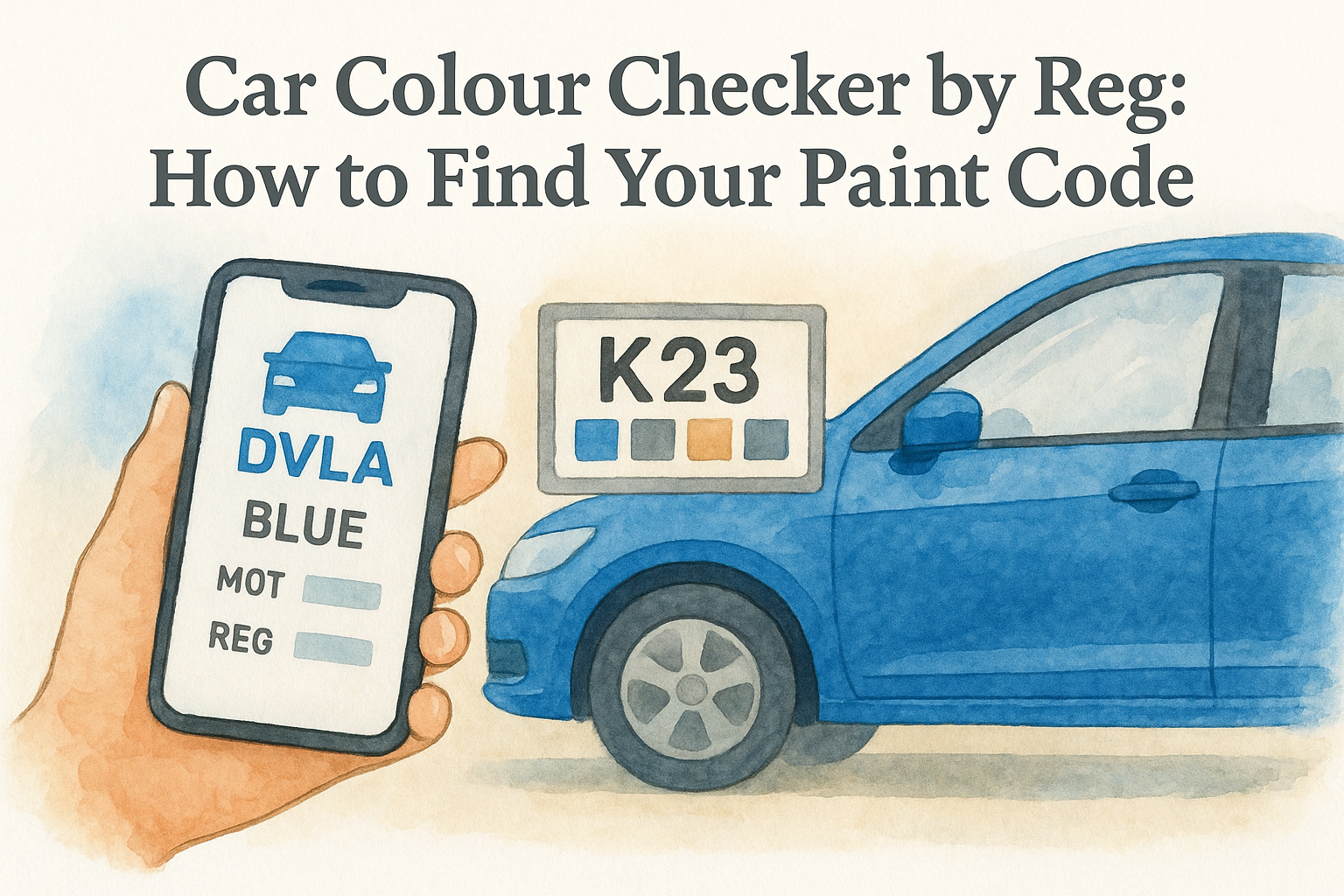 Car Colour Checker by Reg: How to Find Your Paint Code